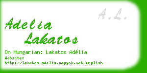 adelia lakatos business card